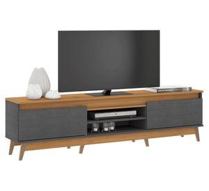 Rack TV Texas 85" roble grafito