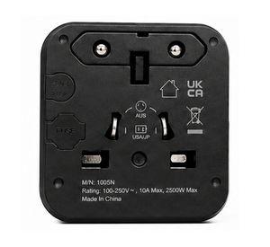 Adaptador universal viaje USB 1005N 10A 250V