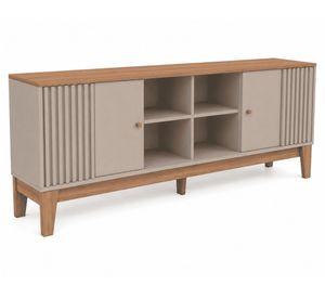 Rack TV Florencia 70" nogal beige