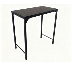 Mesa bar alta negro 98x100x50 cm