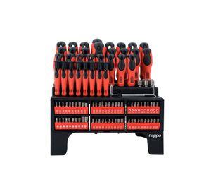 Set de Destornilladores Nappo 100 Piezas Puntas Magneticas