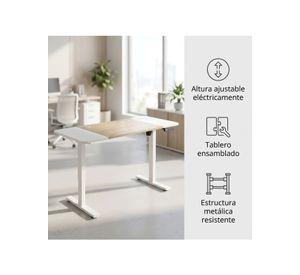 Escritorio Altura Ajustable Eléctrico 120cm Profesional Duo Arce