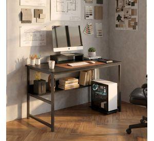 Escritorio Con Elevador De Monitor Y Organizadores 100x50x72 Negro