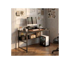 Escritorio Con Elevador De Monitor Y Organizadores 100x50x72 Negro