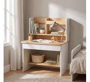 Escritorio Con Cajones Estanteria Para Libros Y Organizador
