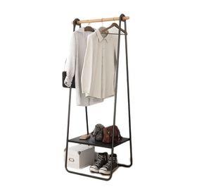Perchero Organizador De Ropa Metal 158x40x53 Cm Con Repisa