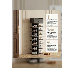Zapatero Organizador Estante Zapatos 14 Pcs Hall Armario