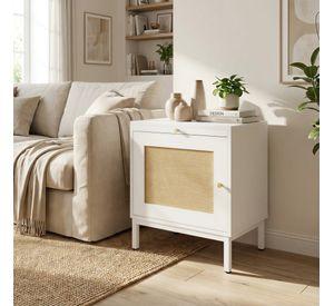 Velador Con Puerta Diseño Tejido Norte Americano 48*40*57cm