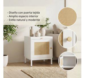 Velador Con Puerta Diseño Tejido Norte Americano 48*40*57cm