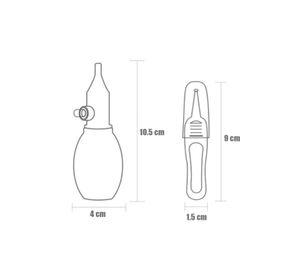 Aspirador Nasal  Para Bebe Limpiador Succion + Pinza