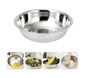 5 bowls para batir mezcla en acero inoxidable 25cm #10