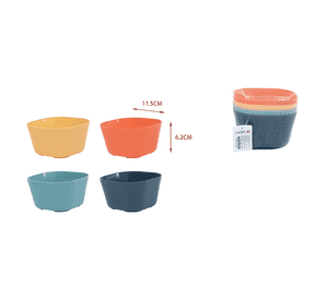 Pack 12 cuencos de cereales aptos para microondas