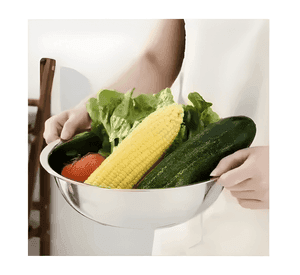 Pack de 5 bowls de acero inoxidable nice ideal para mezclar
