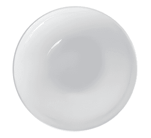Set de 6 pocillo compotera 10 cms policarbonato Blanca