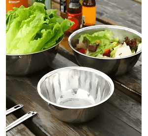 Bowl 28cm acero inoxidable repostería pocillo fuente cocina