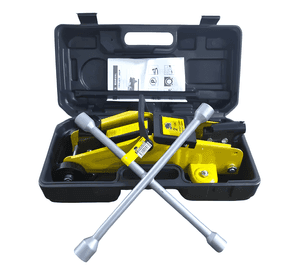 Kit Gata Hidráulica para Autos Tipo Caimán Tn + Llave Cruz
