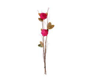 Ramo varas flores preservado fucsia 90 cm