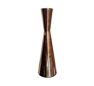 Candelabro metal dorado 18 cm