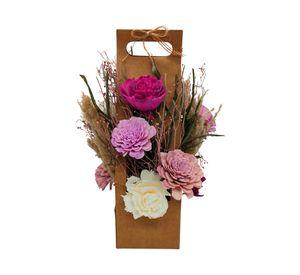 Arreglo caja floral surtida 30 cm