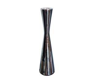 Candelabro metal plateado 18 cm