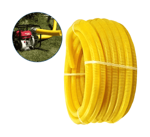 Manguera de succion motobomba 3 pulgadas 5 metros Amarillo
