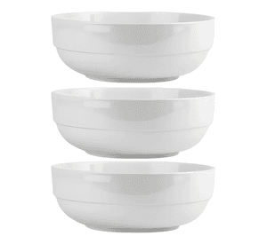 Pack 6 pocillos cuencos de melamina sopero sopa arroz 430ml