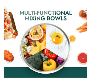 Pack 5 bowl pocillo acero inoxidable reposteria cocina