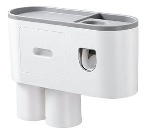 Soporte Cepillos Dientes Dispensador Pasta Organizador Jhn