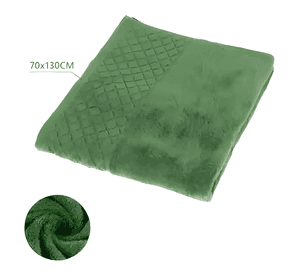 Toalla de baño algodón 70x130 CM con bordado homey Verde