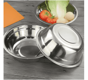 Bowl profundo grande en acero inoxidable 55cm reposteria