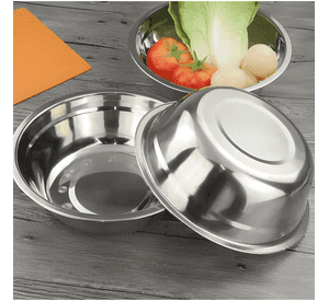 Bowl profundo grande en acero inoxidable 50cm