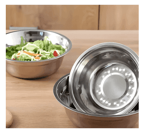 Pack 12 bowl profundo 23 CM acero repostería cocina