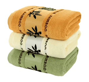 Set 4 toalla de baño algodón bamboo súper suaves