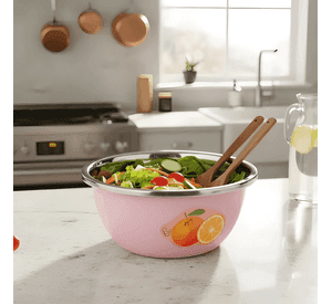 Bowl europeo 26cm con diseño decorativo