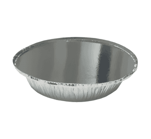 100 envase aluminio redondo desechable 14cm con tapa carton