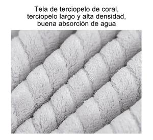 Juego de 2 toallas de baño toalla mano altamente absorbentes