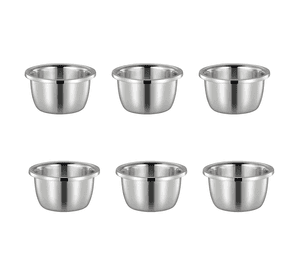 Pack 6 bowl cuenco tazon profundo 36 CM acero cocina #2