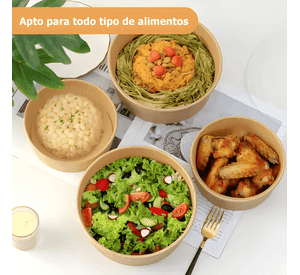 Bowl de cocina 750 ML bowl claro 750ml - pack x 50 unidades