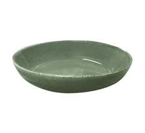 Set 6 bowl redondo ceramica 21.8 x 4.5 CM rustica Verde #12