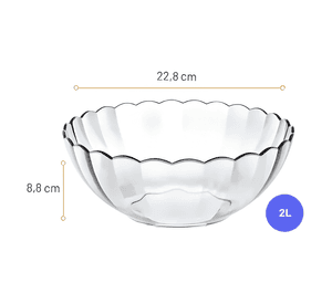 Bowl 2 litros - bella marinex
