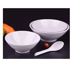 Pack 6 bowl cuenco tazón pocillo melamina sopa fideos 600ml