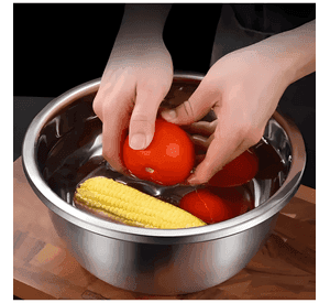 Pack 6 bowl cuenco tazon profundo 36 CM acero cocina #4