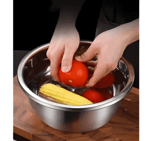 Pack 6 bowl cuenco tazon profundo 32 CM acero cocina #3