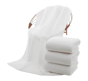Pack 6 toallas de baño de hotel algodón 140x70 Blanco #7