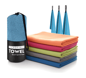 Toalla de baño viaje deportiva microfiba secado rápido 3pcs