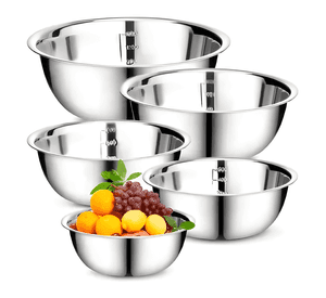 Ack de 5 bowl para reposteria y cocina