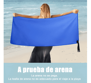 Toalla de baño viaje deportiva microfiba secado rápido 3pcs