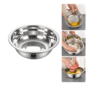 Bowl acero inoxidable 18cm cocina repostería premium