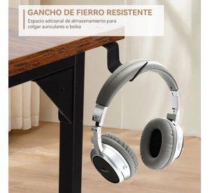 Escritorio 100cm Con Bolsillo Gancho Lateral Mesa Vintage