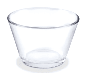 Flanera de vidrio 150ml mini bowl de postres